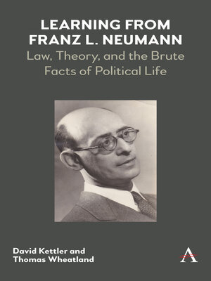 cover image of Learning from Franz L. Neumann